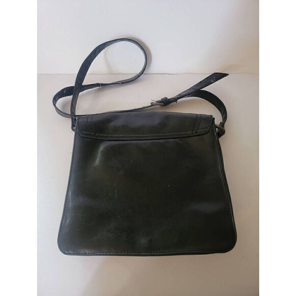 Steve Madden Women's Black Leather Crossbody Shoulder Bag - Picture 3 of 11